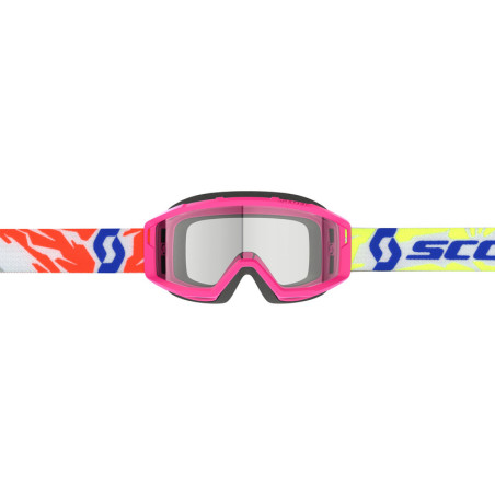 Masque enfant SCOTT Primal - rose écran clair S0