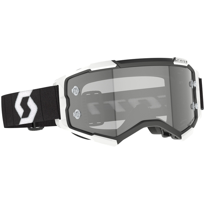 Masque SCOTT Fury LS - noir/blanc écran Light Sensitive Grey Works