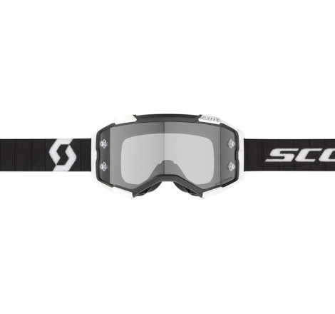Masque SCOTT Fury LS - noir/blanc écran Light Sensitive Grey Works