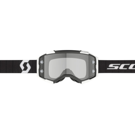 Masque SCOTT Fury LS - noir/blanc écran Light Sensitive Grey Works