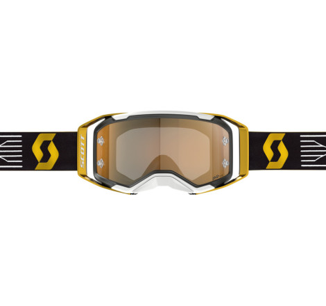 Masque SCOTT Prospect 2.0 AMP Chrome - noir/or écran Gold Chrome Works
