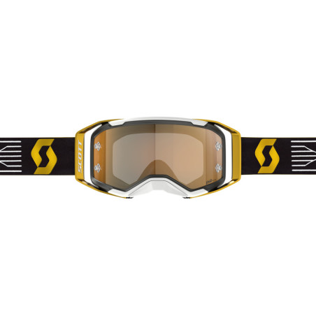 Masque SCOTT Prospect 2.0 AMP Chrome - noir/or écran Gold Chrome Works