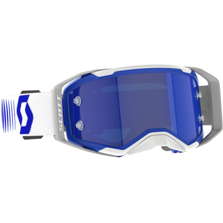 Masque SCOTT Prospect 2.0 AMP Chrome - Doppler White/bleu écran Blue Chrome Works