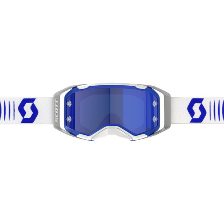 Masque SCOTT Prospect 2.0 AMP Chrome - Doppler White/bleu écran Blue Chrome Works