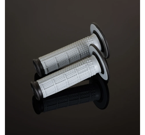 Revêtements RENTHAL Tapered Series MX semi-gauffrés gris/noir