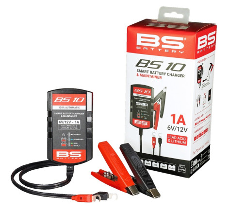 Chargeur de batterie intelligent BS BATTERY BS10 6V/12V 1A