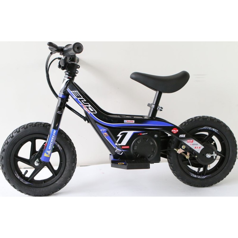 Draisienne bud racing electrique 23 Bleu 14 pouces